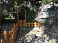 Ahşap Bahçe Çiti ve Kemerli Bahçe Kapısı 2