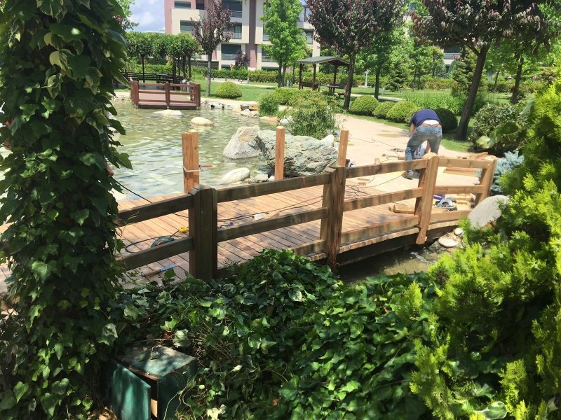 Gölet Üzeri Ahşap Köprü ve İskele 4