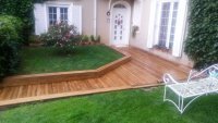 Ön Bahçe Ahşap Deck Uygulaması